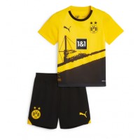 Koszulka piłkarska Borussia Dortmund Strój Domowy dla dzieci 2023-24 tanio Krótki Rękaw (+ Krótkie spodenki)